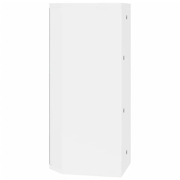 vidaXL Spegelskåp hörn vit 30x24x60 cm -  Badrumsunderskåp