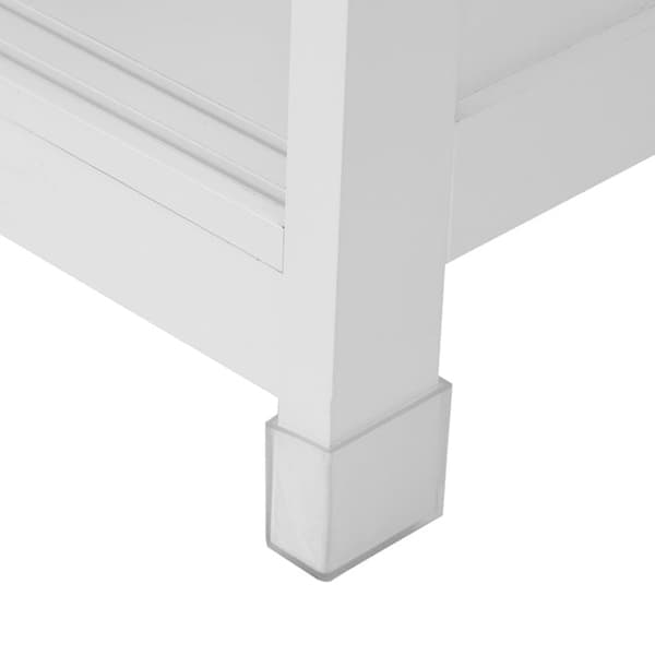 Rootz skab til håndvask - Håndvaskskab - Opbevaring til badeværelse - Fugtbestandig - Rummelig opbevaring - Nem montering - 60 cm x 61 cm x 30 cm