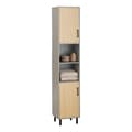 Miniatyrbillede 1 af 9: Rootz Tall Badeværelsesskab - Opbevaringsorganisator - Badeværelseshylde - Justerbare hylder - Vandtætte metalben - Anti-tip sikkerhedsfunktion - 31,5