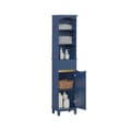 Miniatyrbild 1 av 9: Rootz Tall Badrumsskåp - Förvaringsorganisator - Hyllenhet - MDF & Furukonstruktion - Justerbar hylla - Anti-Tip Design - 35cm x 170cm x 30cm