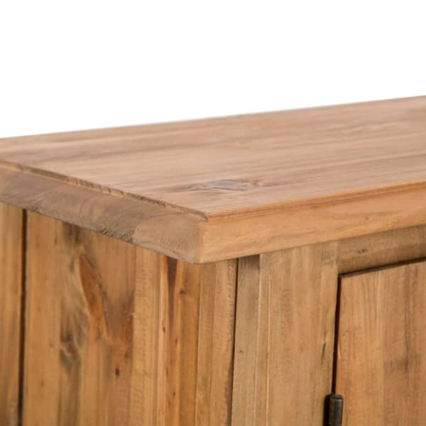 The Living Store badeværelsesmøbel 70x32x63 cm massivt fyrretræ -  Badeværelsesborde