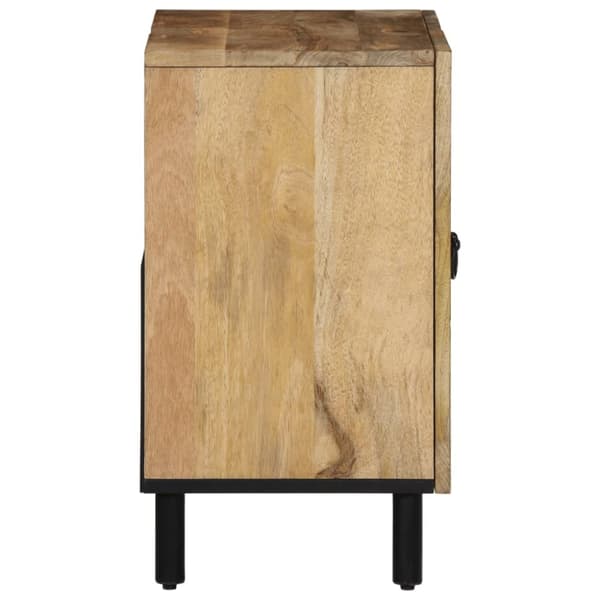 The Living Store Tvättställsskåp 62x33x58 cm massivt mangoträ -  Badrumsunderskåp