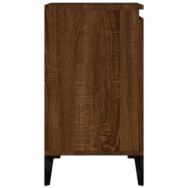 Badrumsunderskåp - Living Tvättställsskåp brun ek 58x33x60 cm konstruerat trä