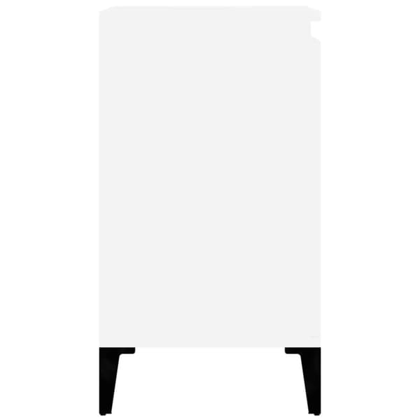 Badrumsunderskåp - Living Tvättställsskåp vit 58x33x60 cm konstruerat trä