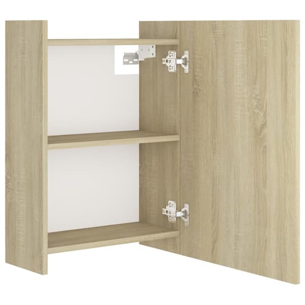 Badrumsunderskåp - Living Spegelskåp för badrum sonoma-ek 62,5x20,5x64 cm konstruerat trä