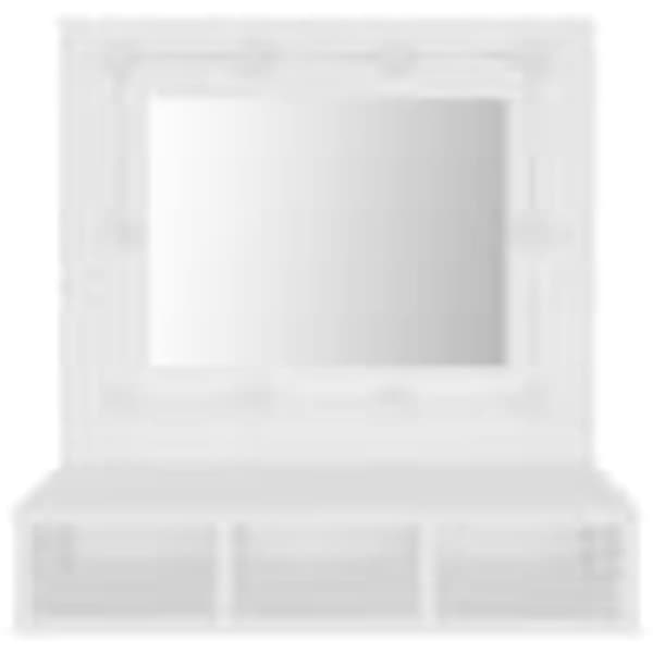 Spejlskab med LED-lys 60x31,5x62 cm hvid - Spejlskab - Spejlskabe - Home & Living