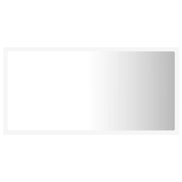 Badrumsspegel med LED vit 80x8,5x37 cm akryl - Spegel - Speglar - Home & Living