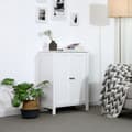 Miniatyrbillede 3 af 7: Rootz Badeværelsesskab - Opbevaringsenhed - Organizer - MDF-plade - Hvid - 60 cm x 80 cm x 30 cm - 87 cm x 36 cm x 19 cm - 12,4 kg - 1 x tilbehørstask