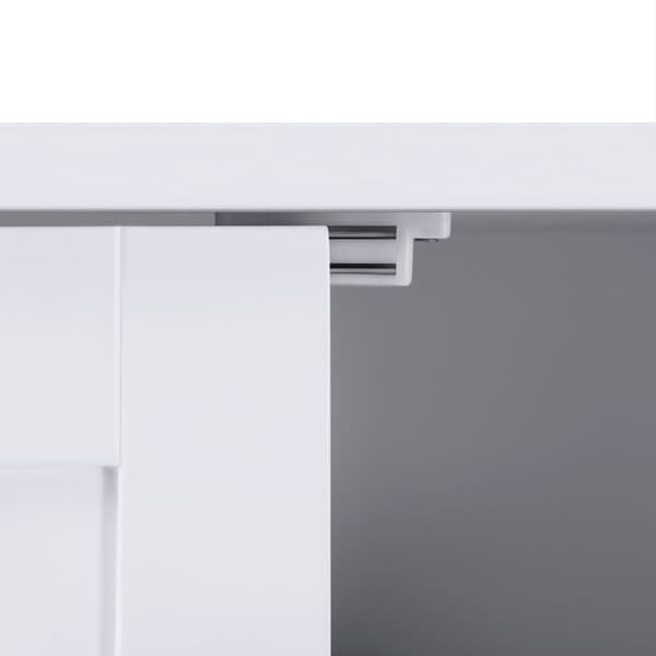 Rootz Badeværelsesskab - Opbevaringsenhed - Organizer - MDF-plade - Hvid - 60 cm x 80 cm x 30 cm - 87 cm x 36 cm x 19 cm - 12,4 kg - 1 x tilbehørstask