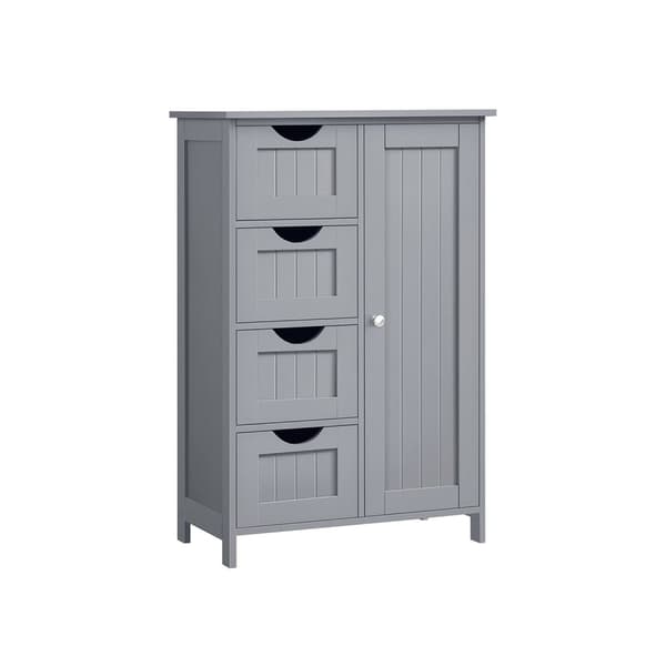 Rootz Mystical Grey Badeværelsesskab - Opbevaringsenhed - Organizer - MDF-materiale - 30 cm x 55 cm x 82 cm - Letvægts - Robust - Nem montering