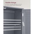 Miniatyrbillede 4 af 7: Rootz Badeværelsesskab - Opbevaringsenhed - Organizer - MDF-konstruktion - Mystical Grey - 30cm x 30cm x 82cm - Letvægts - Robust - Nem montering