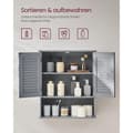 Miniatyrbillede 5 af 7: Rootz Badeværelsesskab - Opbevaringsenhed - Organizer - MDF-konstruktion - Mystical Grey - 30cm x 30cm x 82cm - Letvægts - Robust - Nem montering