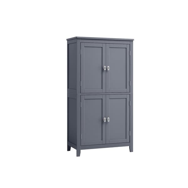 Rootz Badeværelsesskab - Opbevaringsorganisering - Skifergrå - MDF - 30 cm x 60 cm x 110 cm - Letvægts - Robust - Nem montering