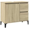Miniatyrbillede 3 af 11: vidaXL badeværelsesskab 65x33x60 cm konstrueret træ sonoma-eg