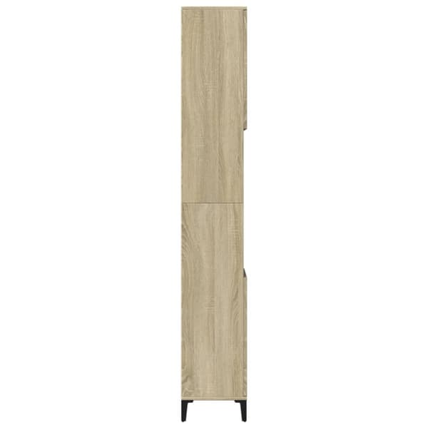 vidaXL Baderomsskap sonoma eik 30x30x190 cm konstruert tre