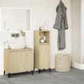 Miniatyrbilde 2 av 11: vidaXL Baderomsskap sonoma eik 30x30x100 cm konstruert tre