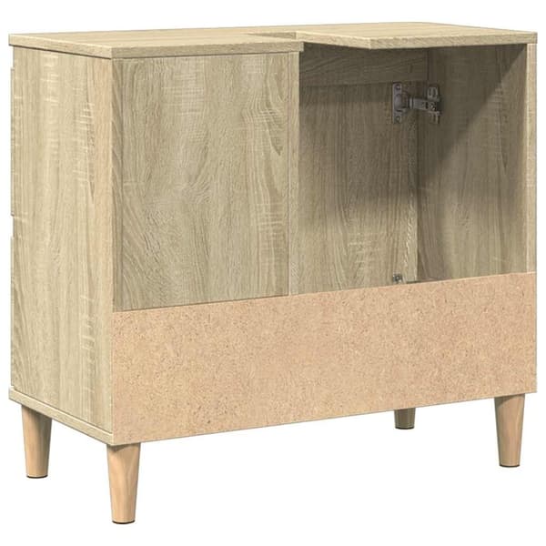 vidaXL Kylpyhuoneen kaappi Sonoma-tammi 65x33x60 cm tekninen puu