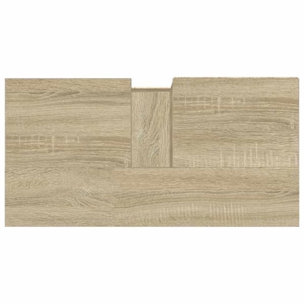 vidaXL Kylpyhuoneen kaappi Sonoma-tammi 65x33x60 cm tekninen puu