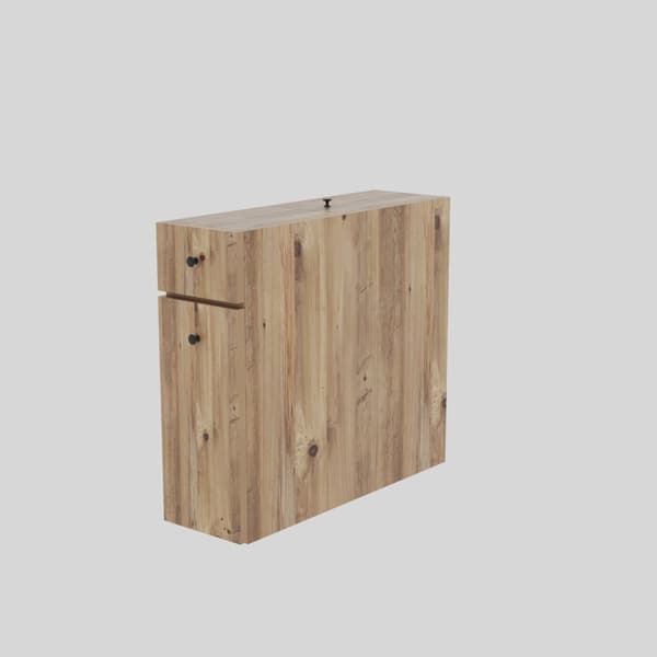 Chic Home Carolina säilytyslaatikosto WC-/kylpytiloihin 19x60xK55 cm, ruskea
