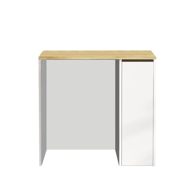 Chic Home Saana kylpyhuonetaso laatikostolla 93x60xK88 cm, beige/valkoinen