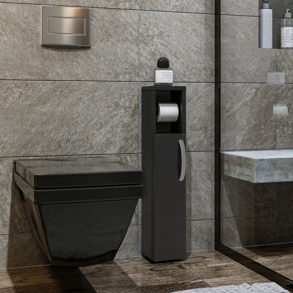 Chic Home Stara säilytyskaappi WC-/kylpytiloihin 15x12xK65 cm, antrasiitti