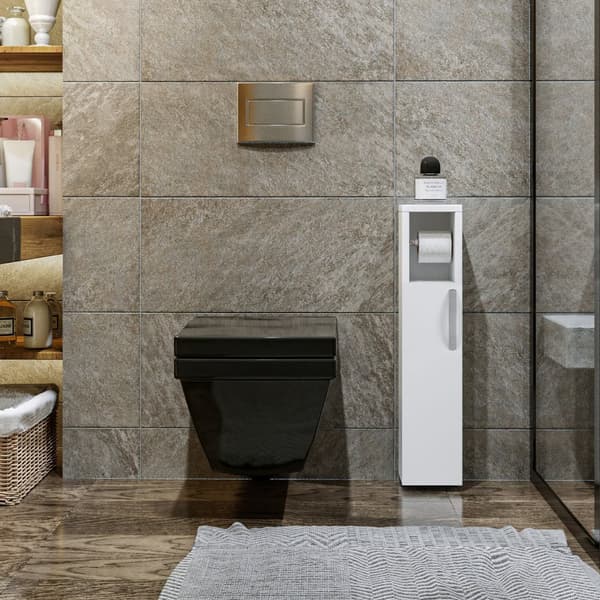 Chic Home Stara säilytyskaappi WC-/kylpytiloihin 15x12xK65 cm, valkoinen