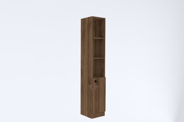 Chic Home Teresa kaappi kylpy- ja WC-tiloihin 30x30xK170 cm, tummanruskea