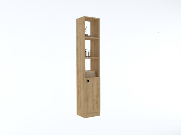 Chic Home Teresa kaappi kylpy- ja WC-tiloihin 30x30xK170 cm, vaaleanbeige