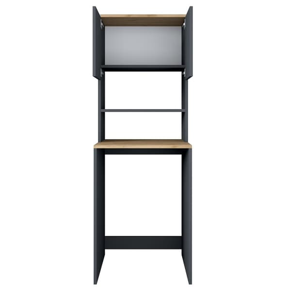 Chic Home Sippo kylpyhuonetaso 65x60xK184 cm, tummanharmaa/ruskea