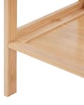 Pikkukuva 10 / 11: Hylly vaalea bambu 36 x 30 x 114 cm neljällä hyllyllä kaapilla kylpyhuoneen moderni tyyli