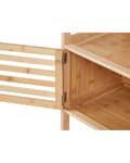 Miniatyrbillede 8 af 11: Hylde light bambus 36 x 30 x 114 cm med fire hylder med skab til badeværelse i modern stil