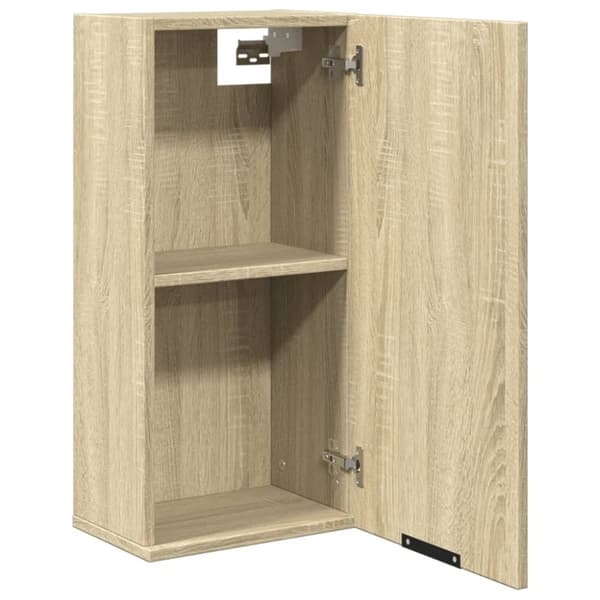 vidaXL væghængt badeværelsesskab 32x20x67 cm sonoma-eg