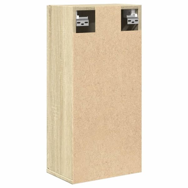 vidaXL væghængt badeværelsesskab 32x20x67 cm sonoma-eg