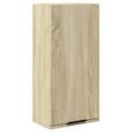 Miniatyrbilde 3 av 11: vidaXL Vegghengt baderomsskap sonoma eik 32x20x67 cm