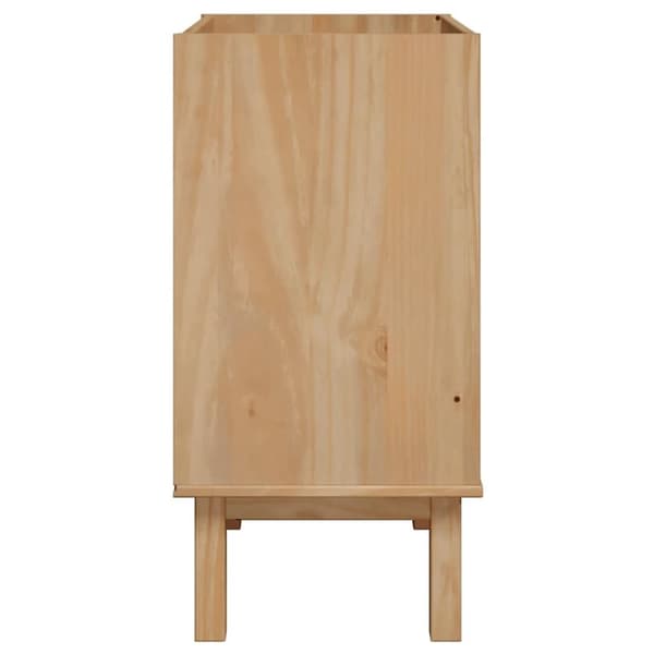 vidaXL underskab til håndvask OTTA 59x40x80 cm massivt fyrretræ