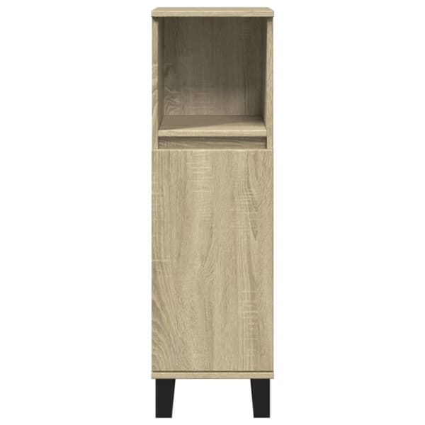 vidaXL Baderomsskap sonoma eik 30x30x100 cm konstruert tre