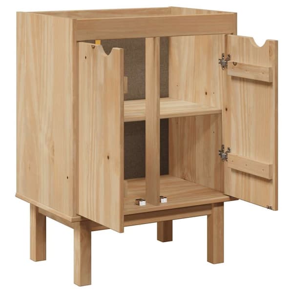 vidaXL Servantskap OTTA 59x40x80 cm heltre furu