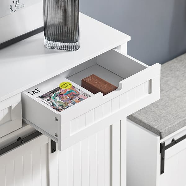 Rootz-liukuoven senkki - Säilytyskaappi - Kaksi laatikkoa - MDF PB - 104cm x 93cm x 35cm - Helppo koota
