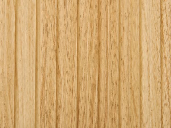 Veggmontert Baderomsskap Lyst tre MDF 100 x 52 cm Riflet front med 2 Skuffer