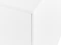 Miniatyrbilde 9 av 10: Servantskap Hvit MDF 80 x 52 cm Veggmontert Riflet front 1 skuff Soft close-funksjon Moderne design Baderomsskap Oppbevaring Bad