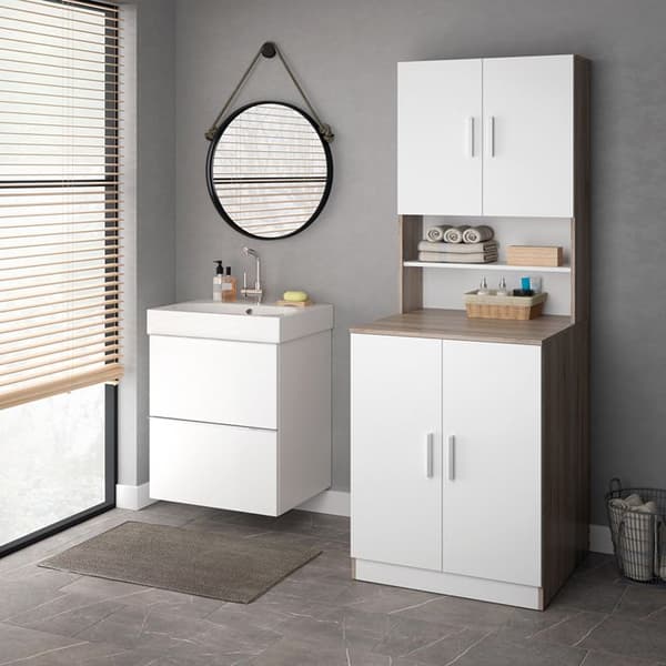 Skåp tvättmaskin Liana, 70.5x190.5cm, Sonoma, Sonoma, Vicco