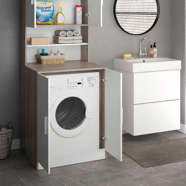 Skåp tvättmaskin Liana, 70.5x190.5cm, Sonoma, Sonoma, Vicco