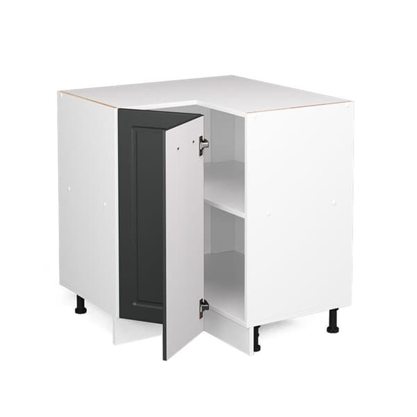 Hörnsoffa R-Line, 75.6cm utan PT, Antracitlandsby, Vit, Vicco