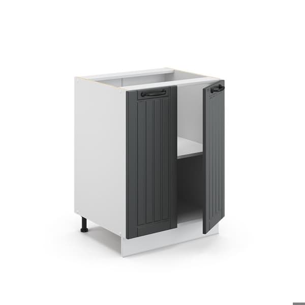 Förvaringsmöbel för badrum Fame-Line, 60x82cm utan PT, Antracit, Vit, Vicco
