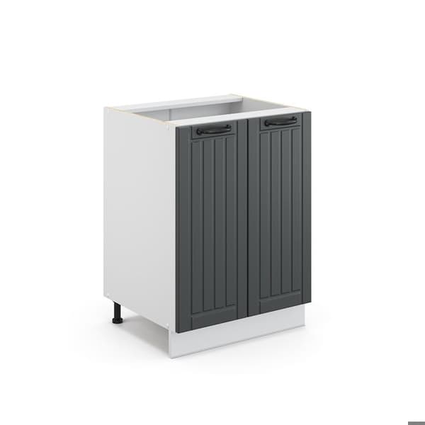 Förvaringsmöbel för badrum Fame-Line, 60x82cm utan PT, Antracit, Vit, Vicco