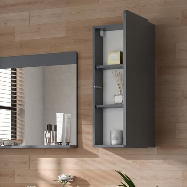 Badrumsarmarien Izan, 36.6x76.6cm, Grå, Grå, Vicco