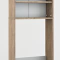 Miniatyrbild 5 av 5: Tvättmaskinsarmoire, 64x190cm, Vit/Sonoma, Sonoma, Vicco