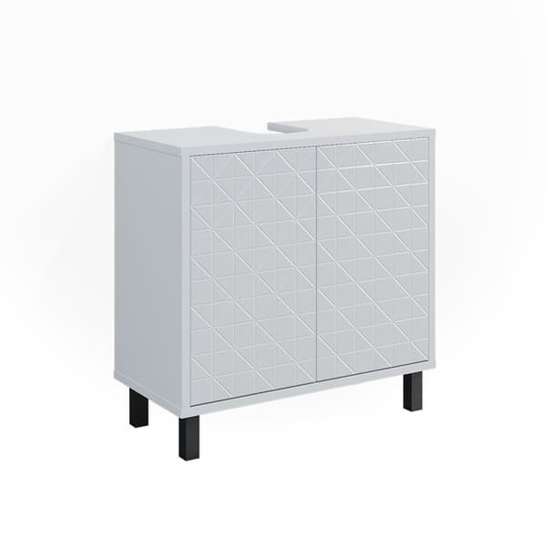Enkel Agasta tvättställsskåp, 56.2x57.1cm, Vit, Vit, Vicco