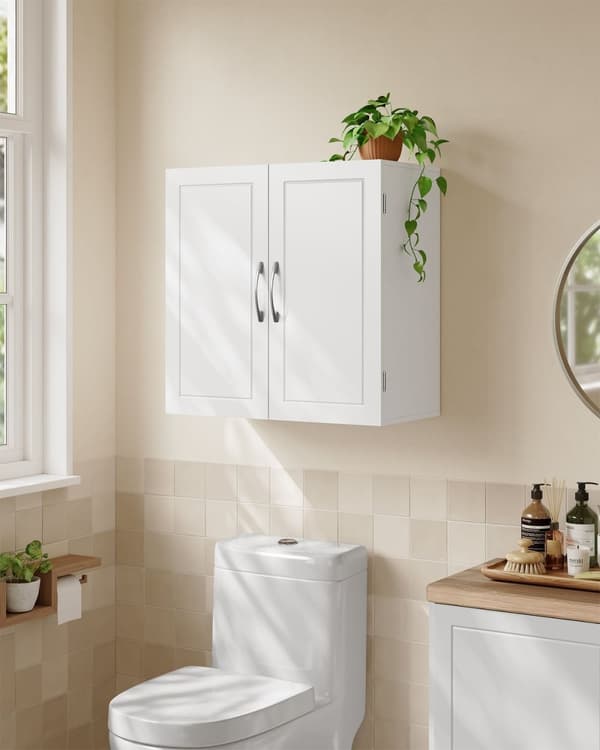 Rootz Badeværelsesskab - MDF Opbevaringsenhed - Organizer - Pladsbesparende - 30cm x 60cm x 60cm