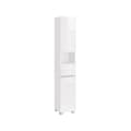 Miniatyrbillede 1 af 6: Rootz Classic White Badeværelsesskab - Opbevaringsenhed - MDF møbel - 10 kg bæreevne - 30 cm x 30 cm x 170 cm